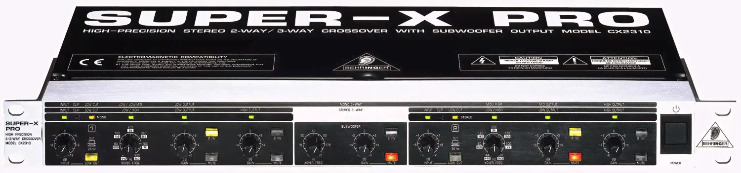 Behringer CX2310 Super-X PRO - 2-полосный стерео-0