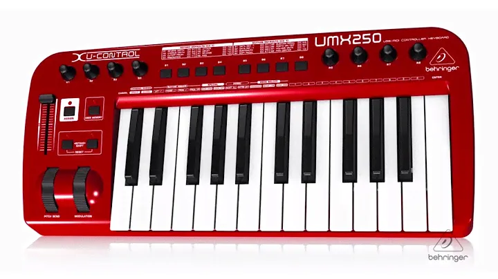 U-CONTROL UMX250 The Ultimate Studio in a Box: 25-Key USB/MIDI Controller Keyboard