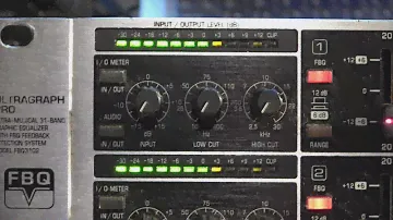 Behringer ULTRAGRAPH PRO FBQ3102, Неисправности и их устранение