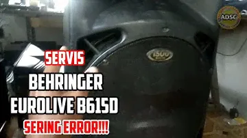 Aktif Behringer EUROLIVE B615D Power Supply Error