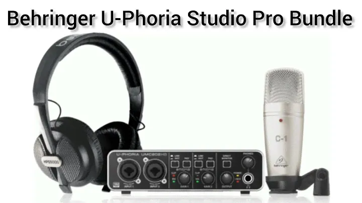 Behringer UPhoria Studio Pro Bundle Unboxing || Behringer