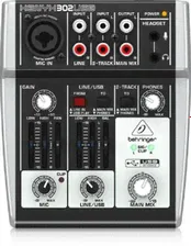 Микшерный пульт Behringer 302USB, 3 канала, USB, Main L/R- RCA