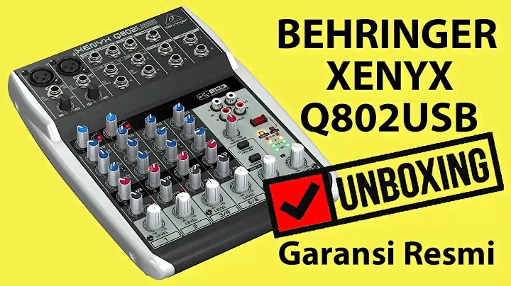 UNBOXING - USB Soundcard Mixer Behringer XENYX Q802USB Garansi Resmi