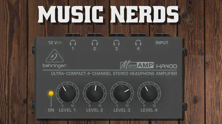 Behringer Headphone Splitter Unboxing