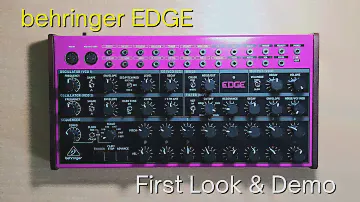 behringer EDGE  - First Look & Demo | Semi Modular Percussion Synthesiser