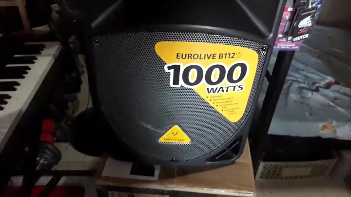 Behringer Eurolive B112D unboxing