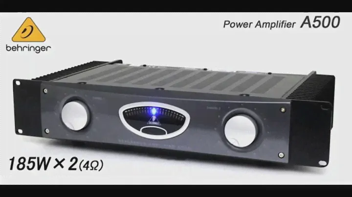 Review Behringer A500 Spanish Manual