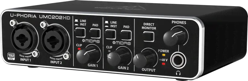 Внешняя звуковая карта Behringer UMC202HD-0