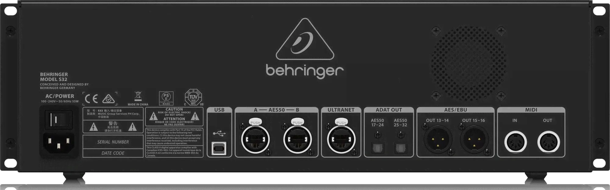 BEHRINGER S32 стейджбокс для цифровых микшеров, 32 входа, 16 выходов