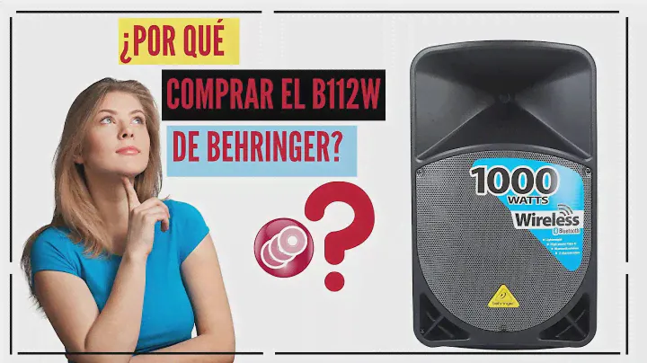 Parlantes Behringer B112w te mostramos por qué comprarlos