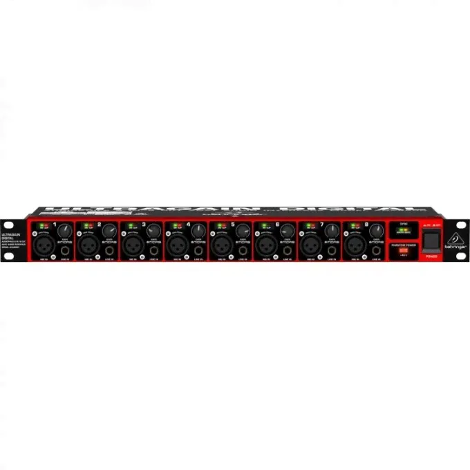 Конвертер BEHRINGER ADA8200 ADAT MIDAS с микрофонными предусилителями 8-канальный A172454-2