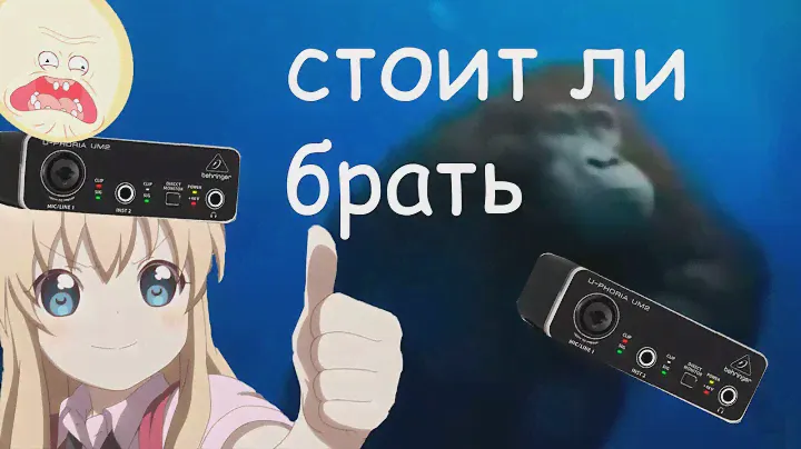 "ОБЗОР" на не имеющую аналогов в мире звуковую карту (behringer um2)