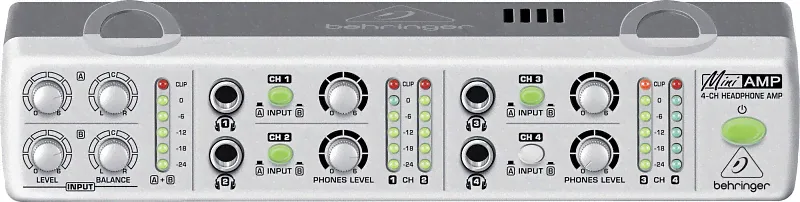 BEHRINGER AMP 800 MINI усилитель для наушников компактный 4-канальный-0