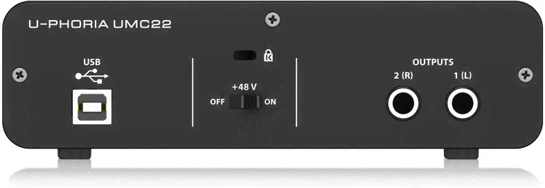Звуковая карта Behringer U-Phoria UMC22 для USB