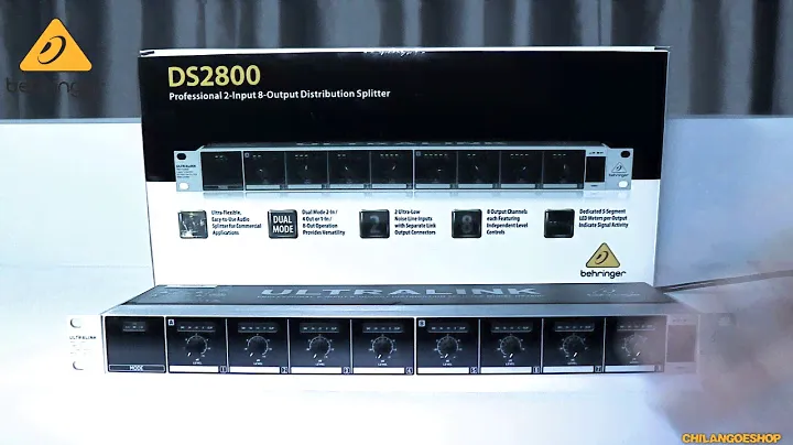 SPLITTER DE SEÑAL DE AUDIO BEHRINGER DS2800 CHILANGOESHOP