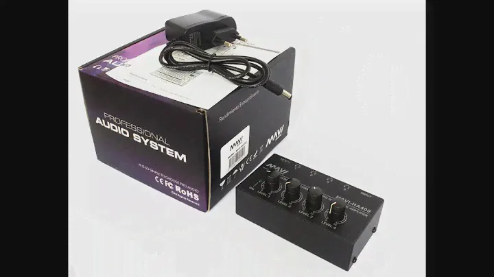 UNBOXING - AMPLIFICADOR DE AUDIFONOS MAVI HA400