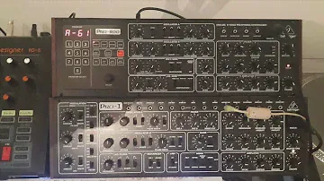 Behringer Pro 800 RAW Multitrack Electro Demo (Zero Effects)