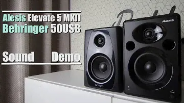Alesis Elevate 5 MKII vs Behringer Studio 50USB  ||  Sound Demo w/ Bass Test