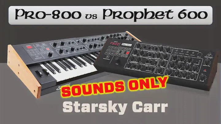 Behringer Pro 800 vs Prophet 600 // SOUNDS ONLY