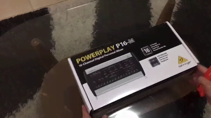 Behringer P16-M unboxing