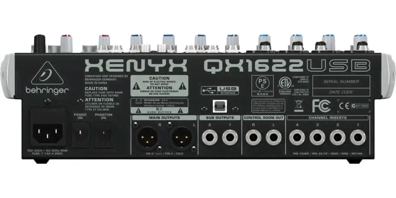 BEHRINGER QX1622USB Цифровой микшерный пульт-1