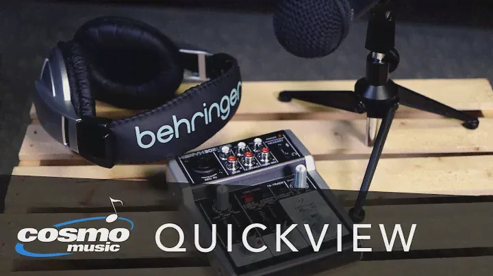 Mic Behringer Podcast Studio 2 Bundle Quickview - Cosmo Music