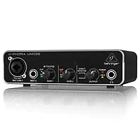 Аудиоинтерфейс Behringer UMC22 U-PHORIA