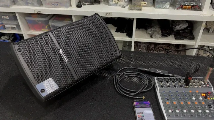 Montarbo B108 and Behringer XENYX 1202SFX Soundcheck. #activespeaker #mixingconsole #soundsquare