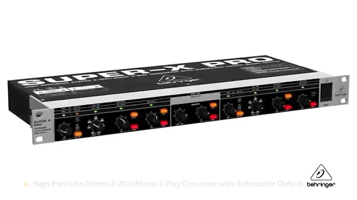 SUPER-X PRO CX2310 Stereo 2-Way/Mono 3-Way Crossover