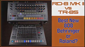 Behringer RD-8 MK II vs Roland TR-8S | 808 sounds compared